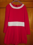 Платье детское бардовое на 8-10 лет подъюбник, photo number 2