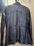 Куртка кожаная коричневая, фото №8