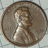США 1 цент 1970 D, фото №2