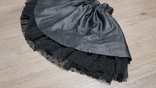 Школьная детская юбка с кружевом черная breeze, фото №3