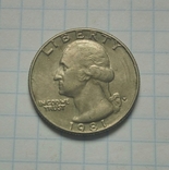 25 центів 1981р. США. - 1 шт., фото №2