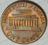 США 1 цент 1969 D, фото №3