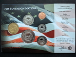 Монети індіанських народів племен 6 шт в картонному блістері Фокси(Месквокі) США 2021 рік, фото №3