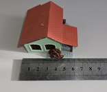 Модель строения хозяйственной постройки с навесом, 1:87 / H0, фото №9