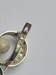 Гарнитур с жемчугом в белом золоте 18 гр., фото №11