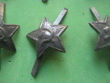 Десять польових зірок на пілотку жестяні, фото №8