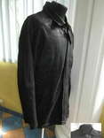 Большая утеплённая мужская кожаная куртка TREK &amp; TRAVEL. Англия. 62р. Лот 1138, photo number 4