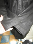 Большая утеплённая мужская кожаная куртка TREK &amp; TRAVEL. Англия. 62р. Лот 1138, фото №5