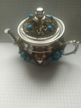 Чайник шкатулка декор метал, фото №2