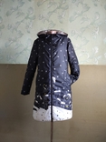 Пальто-плащ демисезон SnowTown с капюшоном ручной работы на стеганом синтепоне, новое, photo number 3