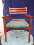 Деревянное кресло из меб. гарнитура (стул, кабинетный винтаж) ,Румыния .60 - е г. ХХ века., фото №2