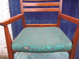 Деревянное кресло из меб. гарнитура (стул, кабинетный винтаж) ,Румыния .60 - е г. ХХ века., фото №6