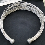 Срібне масивне кольє/ чокер (срібло 925 пр, вага 196 гр), фото №11