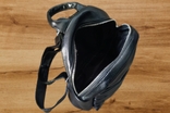 Рюкзак портфель оригинальный женский чёрный, фото №5