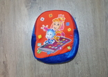 Портфель рюкзак сумка детский синий бархат, фото №2