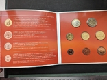 Набір монет євро 8 шт 1 євроцент-2 євро 2004 рік в картоні Австрія, фото №4
