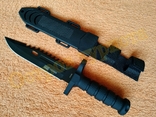 Нож охотничий Columbia 1378A с пластиковым чехлом 32см, фото №3