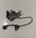 Фигурка-миниатюра Серебряный телефон, 925 проба, USA. вес 17 грамм.35-17.5 мм., фото №3