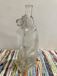 Стеклянная бутылка медведь для вина, фото №2