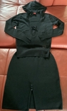 Комплект женский: чёрная юбка худи castro, р.s, фото №3