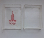 Коробка/футляр від позолоченого радянського чоловічого годинника присвяченому Олімпіаді 80, фото №3