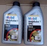 Трансмиссионное масло Mobil Mobilube 1 SHC 75W-90 1л+1л, фото №4