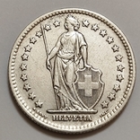 Швейцарія 2 Франка 1946 р., фото №3