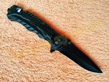 Нож складной Black Hawk стропорез бита клипса 21см, фото №4