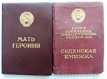 Документ на орден Мать-Героиня 1957г + Материнская Слава, фото №3