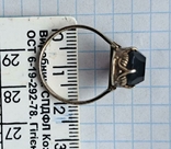 Кільце серебро 875 пр., фото №11