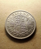 Пол кроны 1945 серебро, фото №2