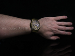 Наручний чоловічий годинник скелетон Wаndolec з механізмом Omega Swiss, 1930, маряж, фото №13