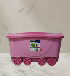 Контейнер для хранения игрушек mazzei улыбка 47,5 л розовый, фото №4