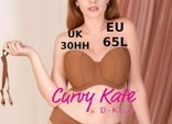 Curvy Kate UK30HH /EU65L Luxe Бюстгальтер большая чашка поролон косточка карамель силикон, фото №3