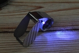 Ювелірна лупа 40х25 мм з LED+UV підсвіткою Металевий корпус Футляр (1272), photo number 12