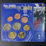 Набор евро Бельгии в блистере (года разные см описани) 8 монет от 1 евроцента до 2 евро, фото №2