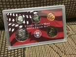 Набор монет 1, 5, 10 , 25 и 50 центов сша и 1 доллар сша 2002. Серебро, фото №2