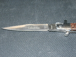Cкладной нож стилет Colunbia К032 Buffalo horn Classik italian plain (Flat Grind) stilatto, photo number 5