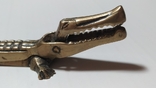 Бронзовый орехокол Крокодил. 20 см, фото №3
