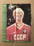 Календарь 1990г. Плакат Алексей Михайличенко футбол, фото №2