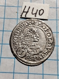 Австрия. Леопольд 1. 1677 год. 1 крейцер. серебро., фото №11