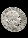 1 форінт 1885 Угорщина срібло 900 проба 12,35 гр., фото №2