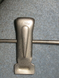 Metalewiusz wiszak (trempel) SRSR z spinaczami do bielizny i gaczkiem, do kostiumów.- 44cm., numer zdjęcia 6