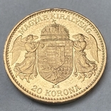 20 крон 1895 г. Австро-Венгрия, фото №3