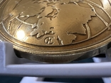 Позолочена медаль Монетного двору Білоруської Народної Республіки 1988 - Другий спільний політ в космос - Космос, фото №4