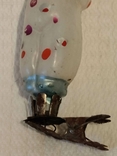 Елочная игрушка на прищепке"Клоун с дудочкой", фото №3