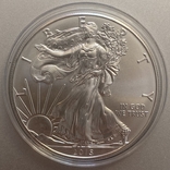 Американский орел 1 долар США 2015 Крокуюча Свобода срібло 999, фото №3