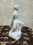Статуэтка ПУШКИН на утесе Артель керамик 1940-е годы РЕДКАЯ, фото №4