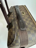Чемодан Louis Vuitton, кожа + канва, фото №5
