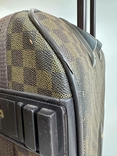 Чемодан Louis Vuitton, кожа + канва, фото №10
